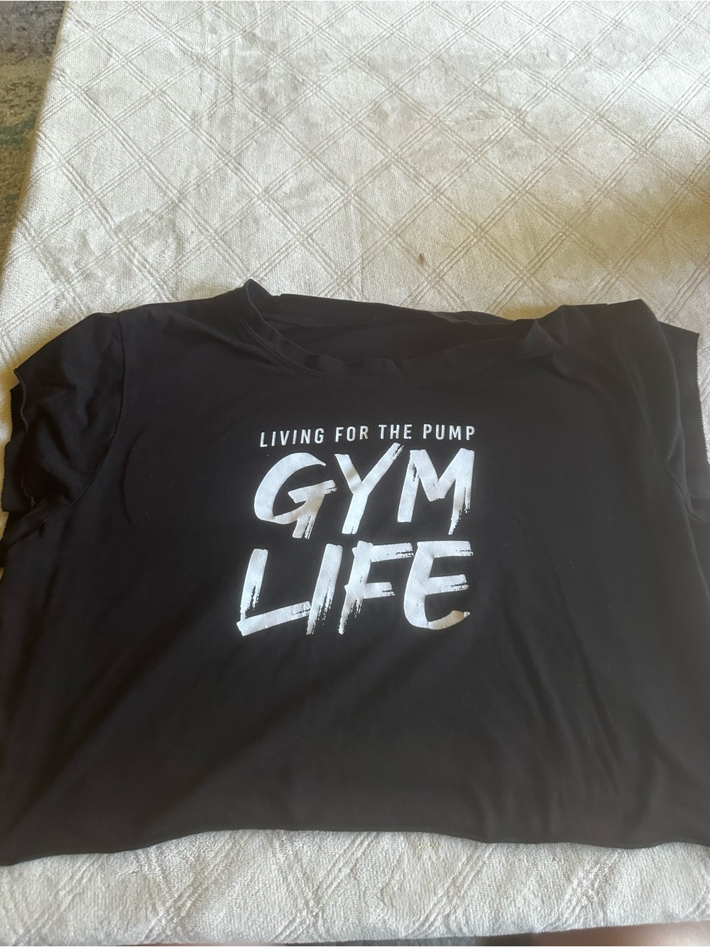 Bombshell Sportswear Black Graphic Tee with Script Logo